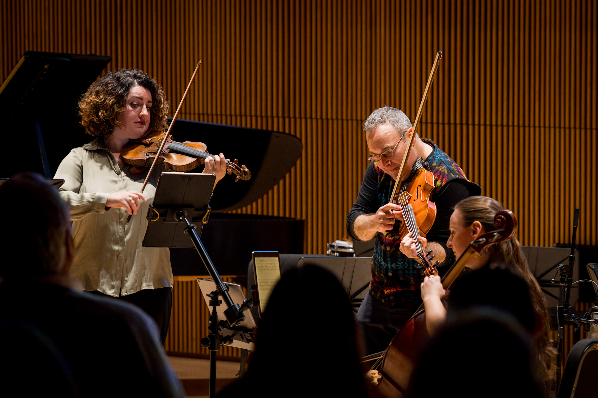 Trio Fadolín performing at the DiMenna Center for Classical Music, photo by Matt Young Trio Fadolín performing at the DiMenna Center for Classical Music, photo by Matt Young