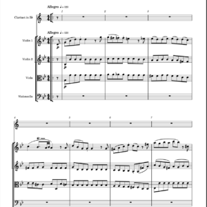 Mozart, WA arr Ljova - Clarinet Quintet in G Minor K516 (Score and Parts)