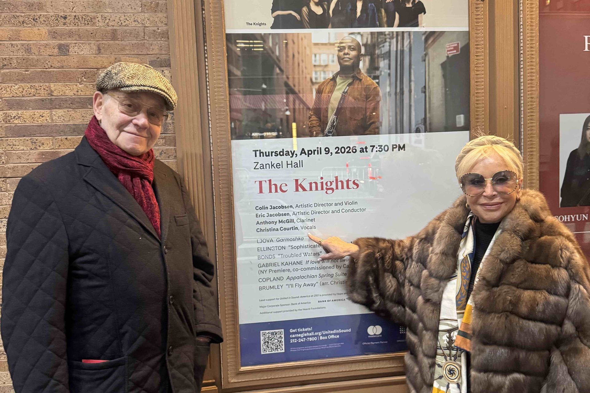 Garmoshka with The Knights at Carnegie